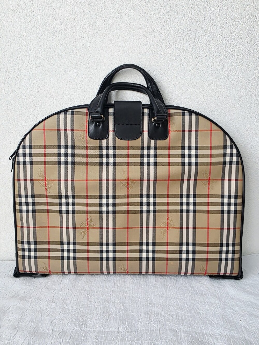 Auth Burberry Nova Check Garment Travel Bag - Picture 2 of 12